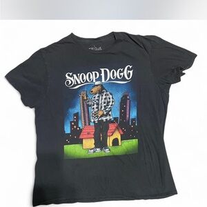 Snoop Dogg Black Graphic T-Shirt
